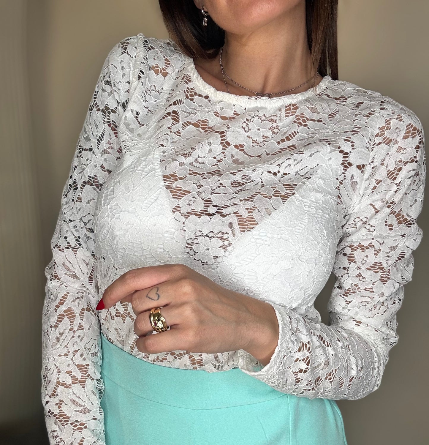 Maglia in pizzo