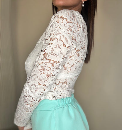 Maglia in pizzo